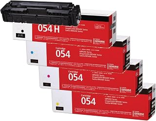 【正品4色套装】 佳能 碳粉盒 CRG-054 HBK + CRG-054 C/M/Y(大容量黑色+标准容量青色/品红色/黄色) 4色套装 适用机型:LBP621C/LBP622C MF642Cdw/MF644Cdw