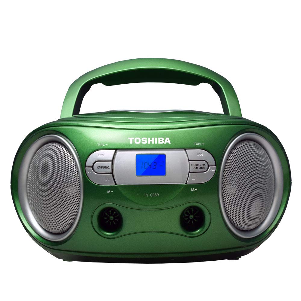 Toshiba TYCRS9(G) Portable CD Boombox with Am/FM Stereo and Aux Input