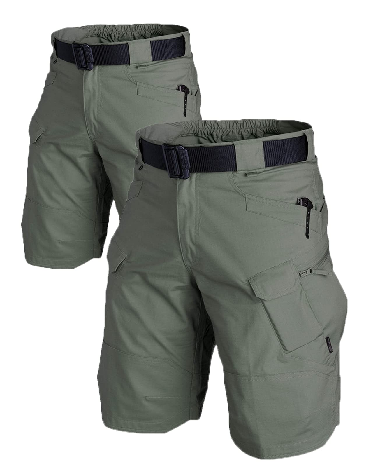AUTIWITUA Waterproof Tactical Men's Shorts, Outdoor, Lightweight, Quick Dry, Breathable, Hiking, Fishing, Cargo Shorts, 4XL