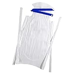 Vakly Refillable Ice Bags with Clamp Closure - Large, 6-1/2 x 14 - Reusable Easy Filling Hospital Icepack with Soft Outer Covering and Leak Resistant Inner Layer