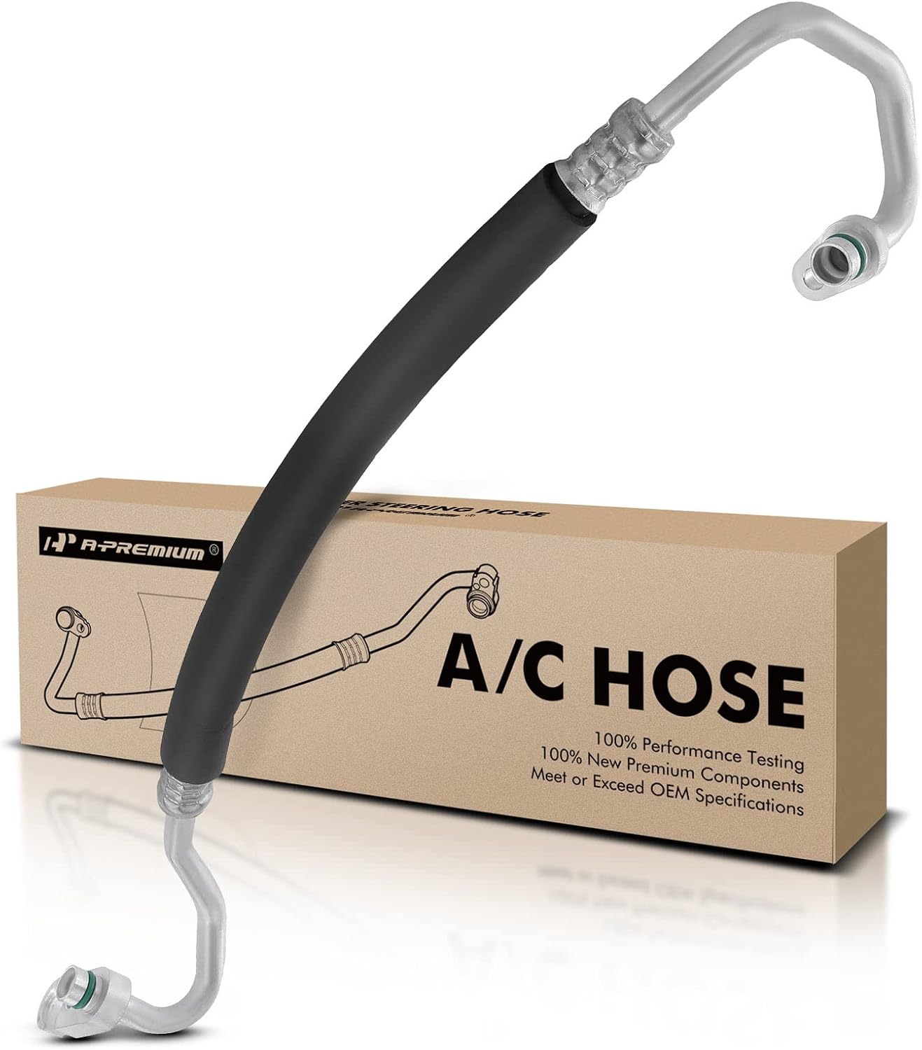 A-Premium A/C Discharge Line Hose Assembly Compatible with Nissan Altima, 2013-2018, 2.5L, 4-Door, Compressor to Condenser