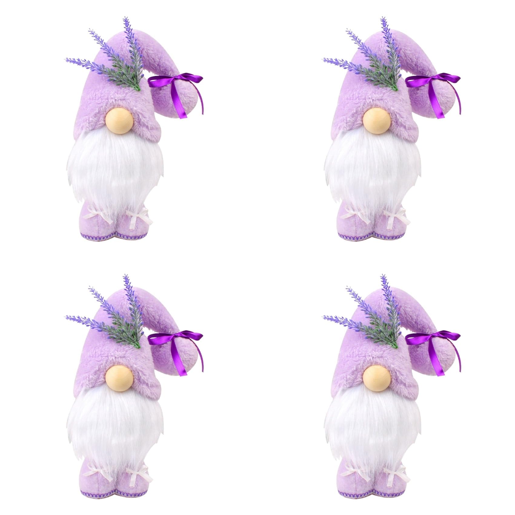 Gnomos suecos de lavanda para decoración de verano y bandejas escalonadas de hogar