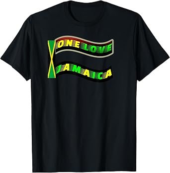 One Love Jamaica Caribbean Vacation Reggae Dancehall T-Shirt