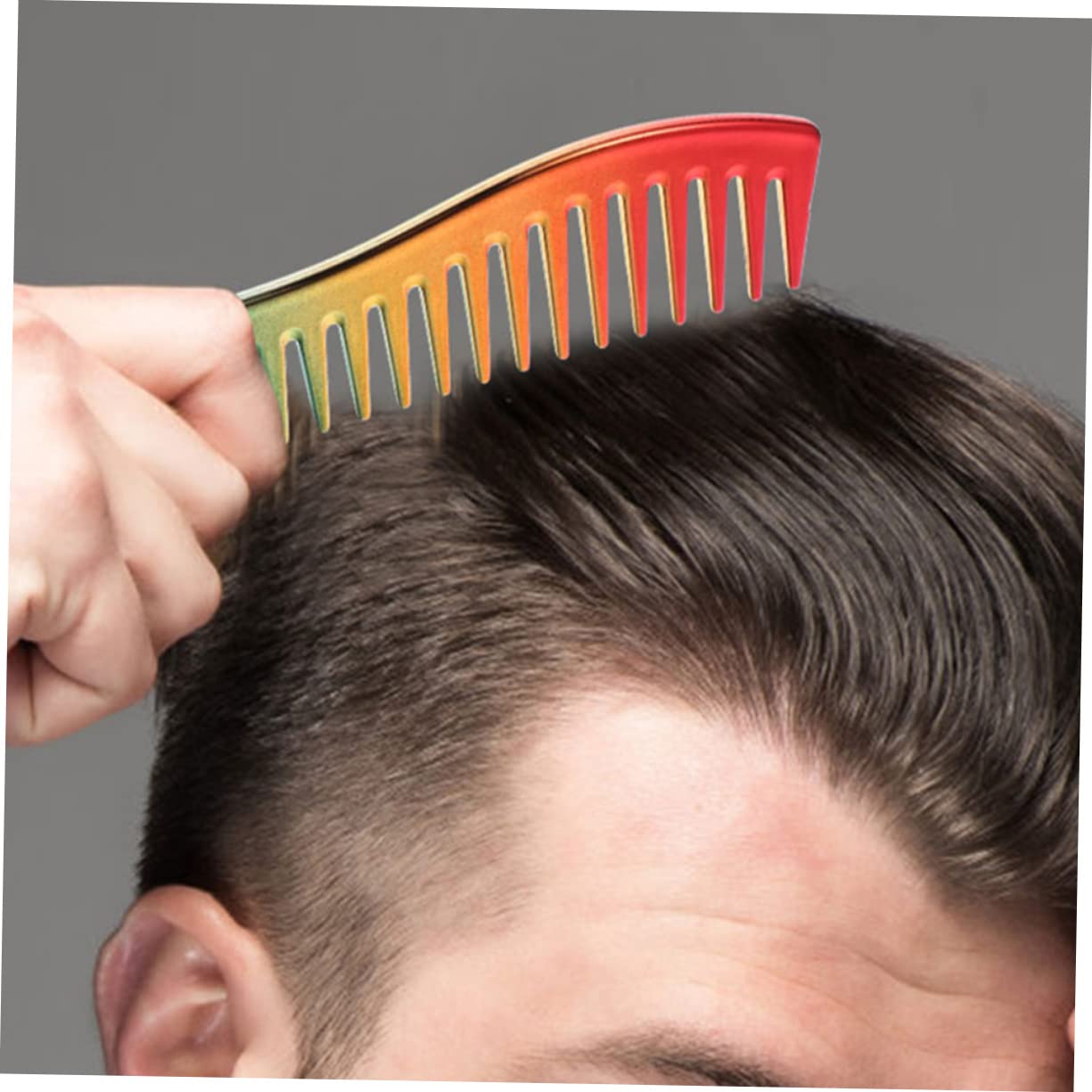 FRCOLOR 6 Piezas Peine Para Cabello Graso Peine De Pelo De Los Hombres Peine De Corte De Pelo Peluquín Para Hombre Cepillo De Pelo Para Peine De Pelo Para Peines Abdominales