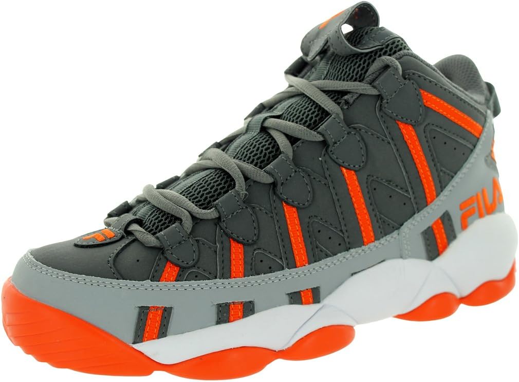 Fila Men's Spaghetti,Pewter/Highrise/Red Orange,US 9 M