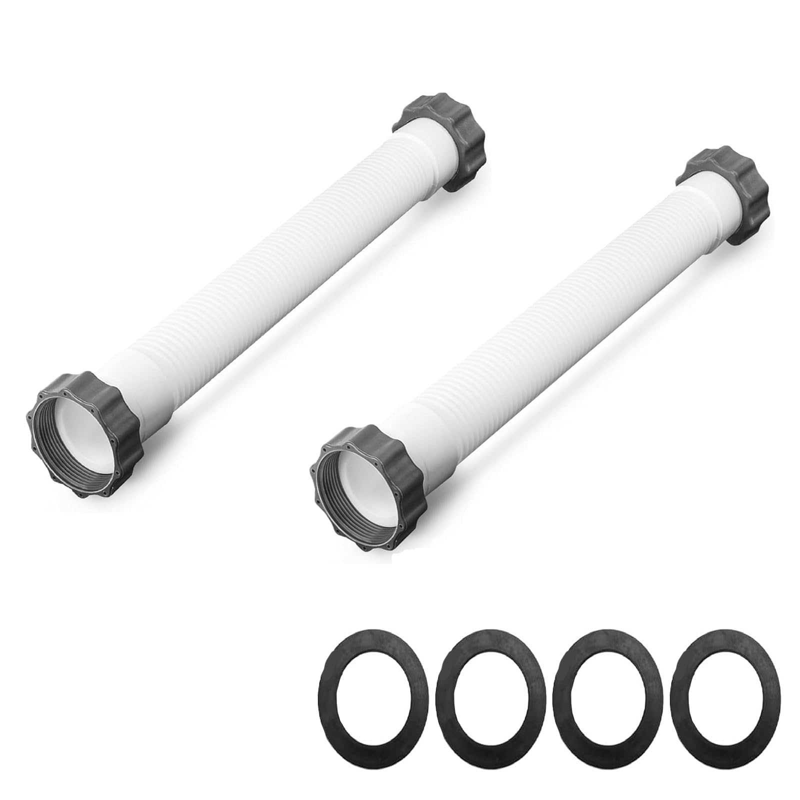 2pcs Pool Sand Filter Pump Hose 11535 Interconnect Hose Pool Pump Replacement Hose for Ground Pool Durable Ground Pool