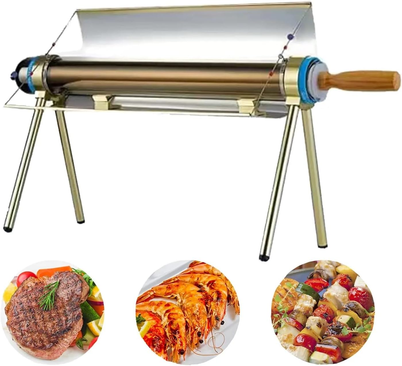 Camp Stoves Solar Cooker Oven BBQ Grill Portable Stove for Outdoor Camping and Traveling Picnics for Backpacking & Hiking