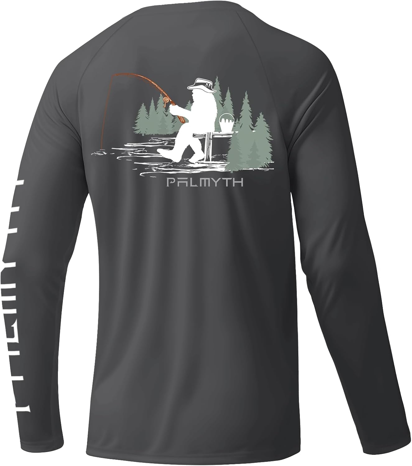 Palmyth Fishing Shirts for Men Long Sleeve UPF 50+ T Shirt Sun Protection Tee