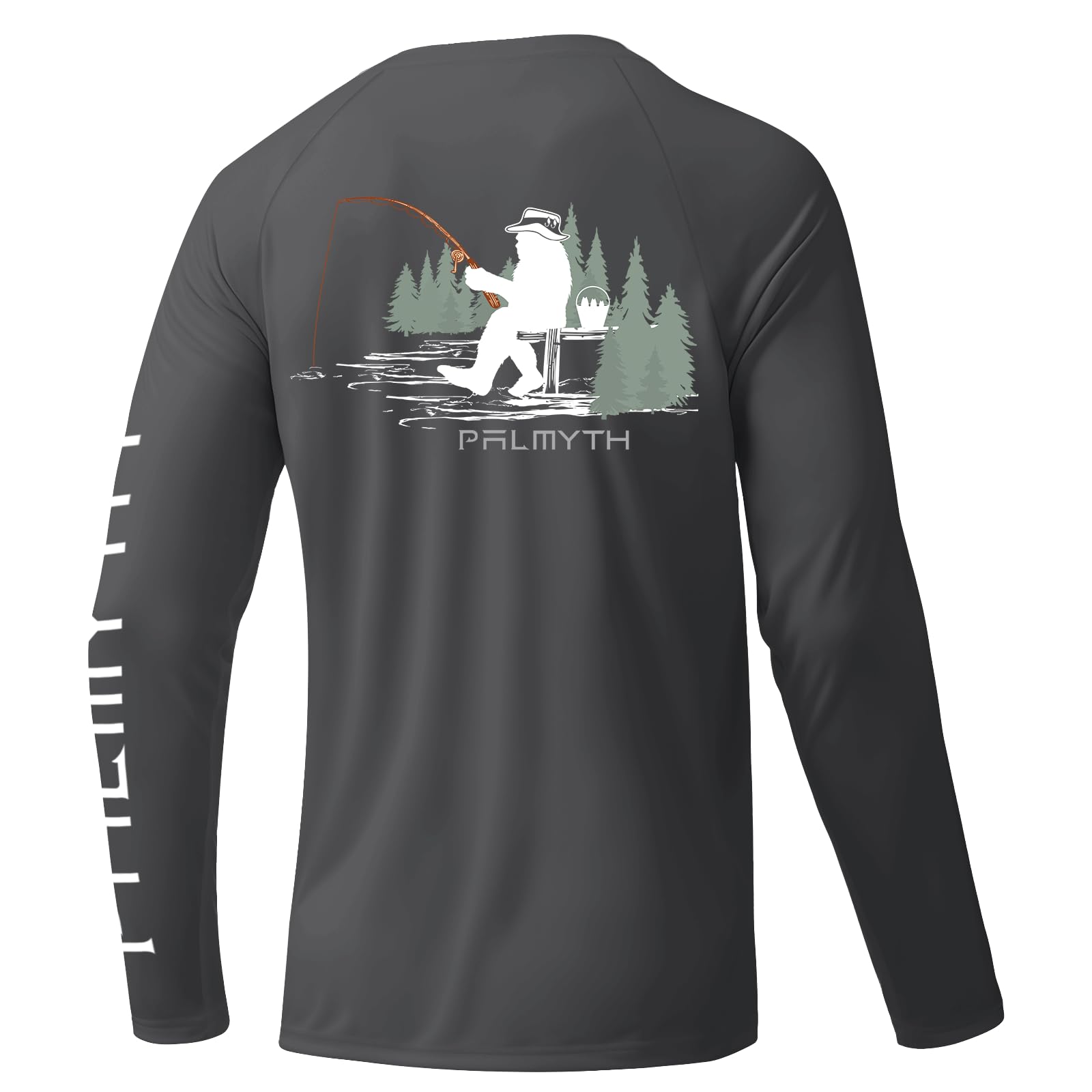 Palmyth Fishing Shirts for Men Long Sleeve UPF 50+ T Shirt Sun Protection Tee