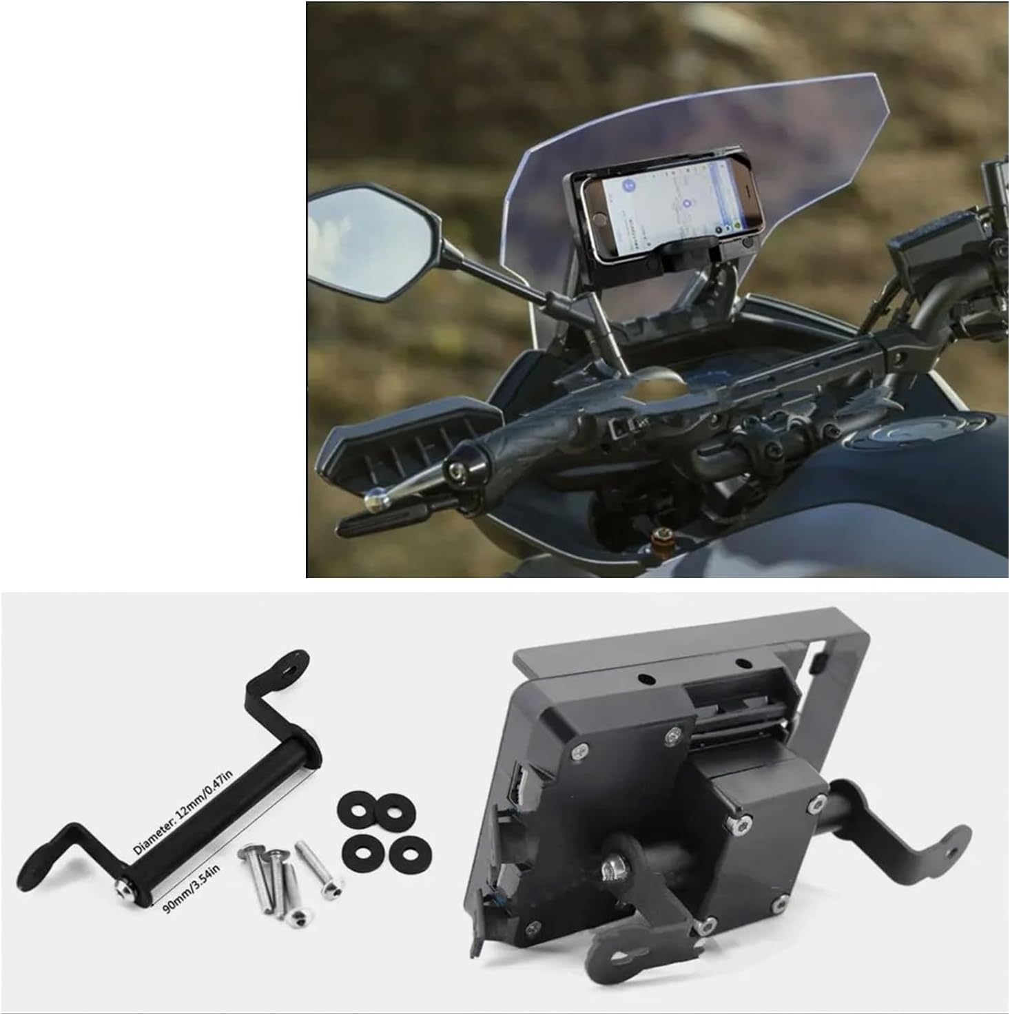 オートバイ携帯電話ナビゲーションGPSブラケットボード ヤマハ