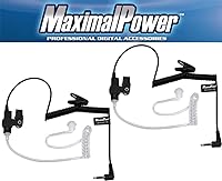 Vista 7 de Audífono unidireccional receptor MaximalPower para vigilancia con conector de 3,5 mm, Negro