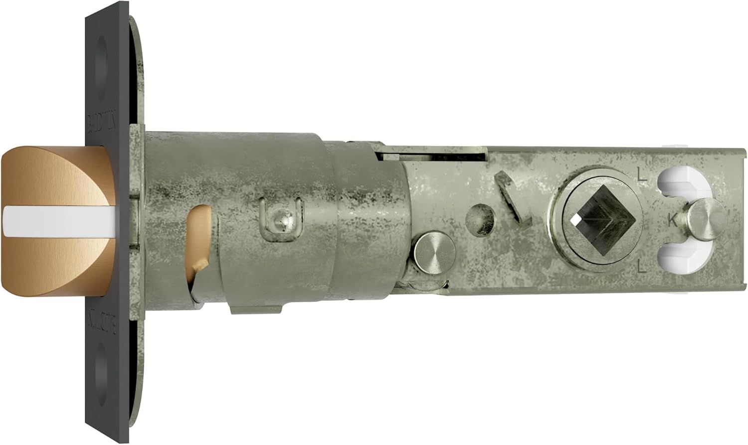 Baldwin 5540 Adjustable Estate Passage Latch with Knob and Lever Strength - Oil Rubbed Bronze