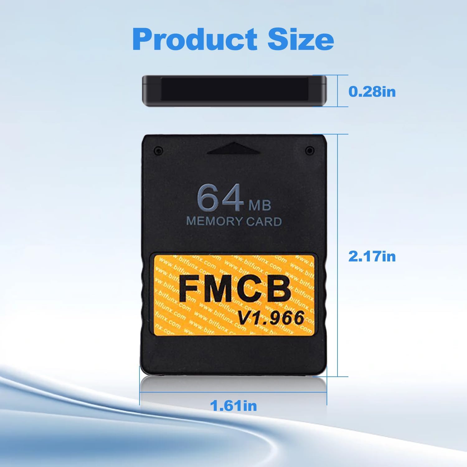 BITFUNX PS2 Fat FMCB Free McBoot Card v1.966, Memory Card for PS2 Fat Console - Plug & Play Video Game Adapter with No Lag (64MB) - Image 6