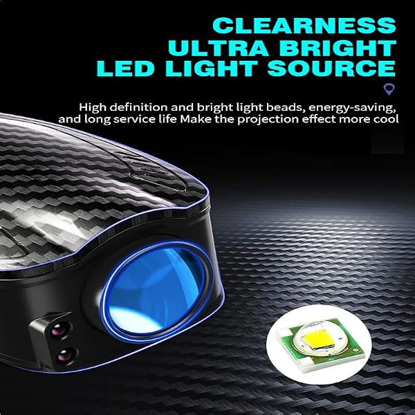 Car Door LED Logo Projector Light, USB Rechargeable, Carbon Fiber Design, white Illumination (V-000-olks-wwagen) by Generic - Used condition - Image 8