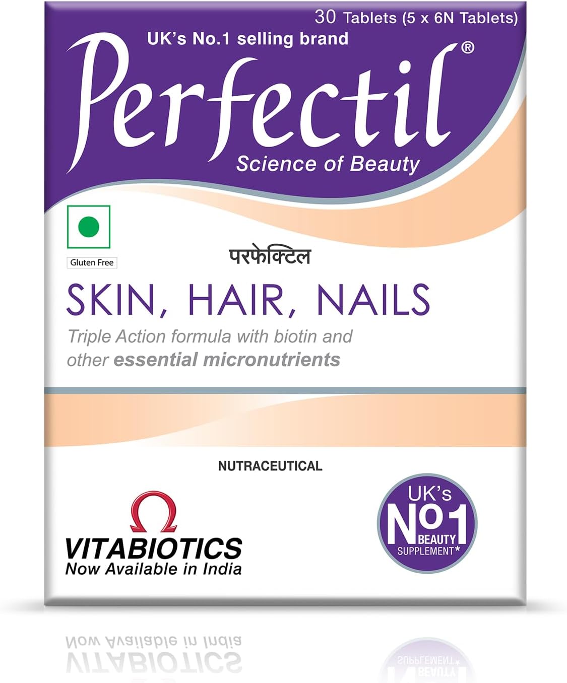 Multivitamin Supplements For Men & Women, Packed With Biotin And Grape Seed Extract For Radiant And Younger-Looking Skin, Hair Fall Control, Stronger Nails, 30 Tablets (Pack of 1)
