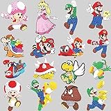 16pc Mario Diamond Painting 5D Children's Diamond Painting Set, DIY Mario Bros Diamond Painting Mosaic Sticker, Suitable for Children Aged 4-12(C-MLA-16PC)