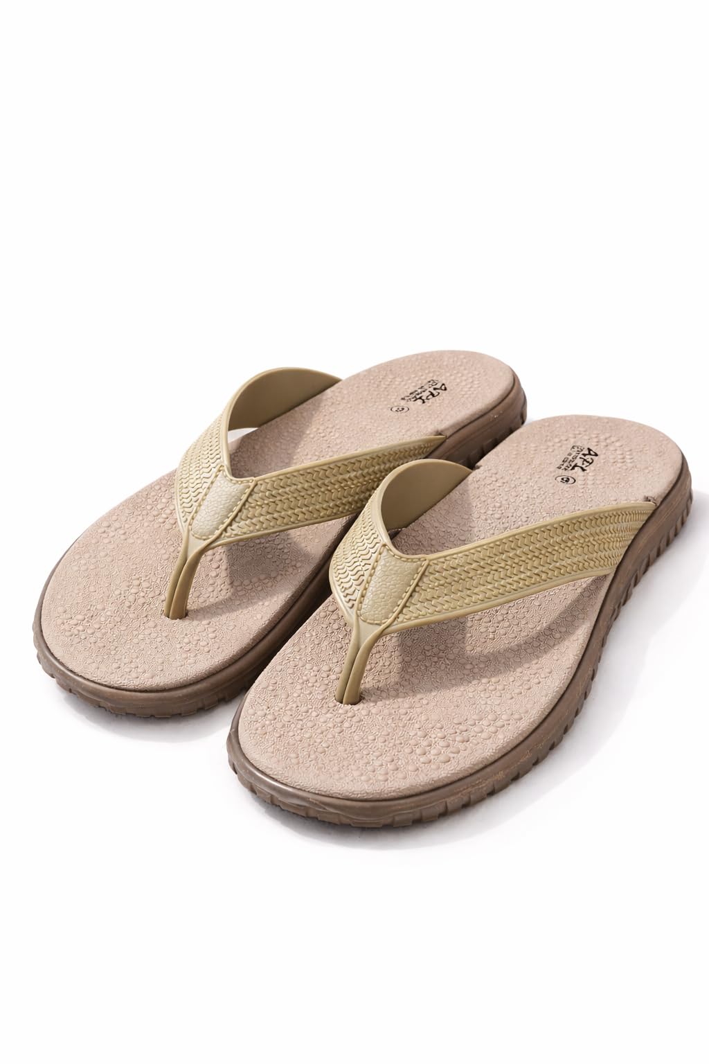 Women's Flip Flop Sandals, Grey, Casual Beach Slippers with EVA Sole, Slip-On Style, Comfortable Flat Footwear-image-20