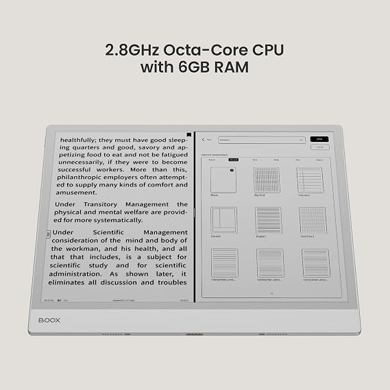 BOOX Tablet Note Max 13.3 No Frontlight B/W ePaper Notebook 300 PPI 6G 128G