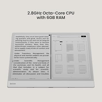BOOX Tablet Note Max 13.3 No Frontlight B/W ePaper Notebook 300 PPI 6G 128G