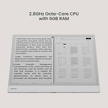 Amazon.com : BOOX Tablet Note Max 13.3 No Frontlight B/W