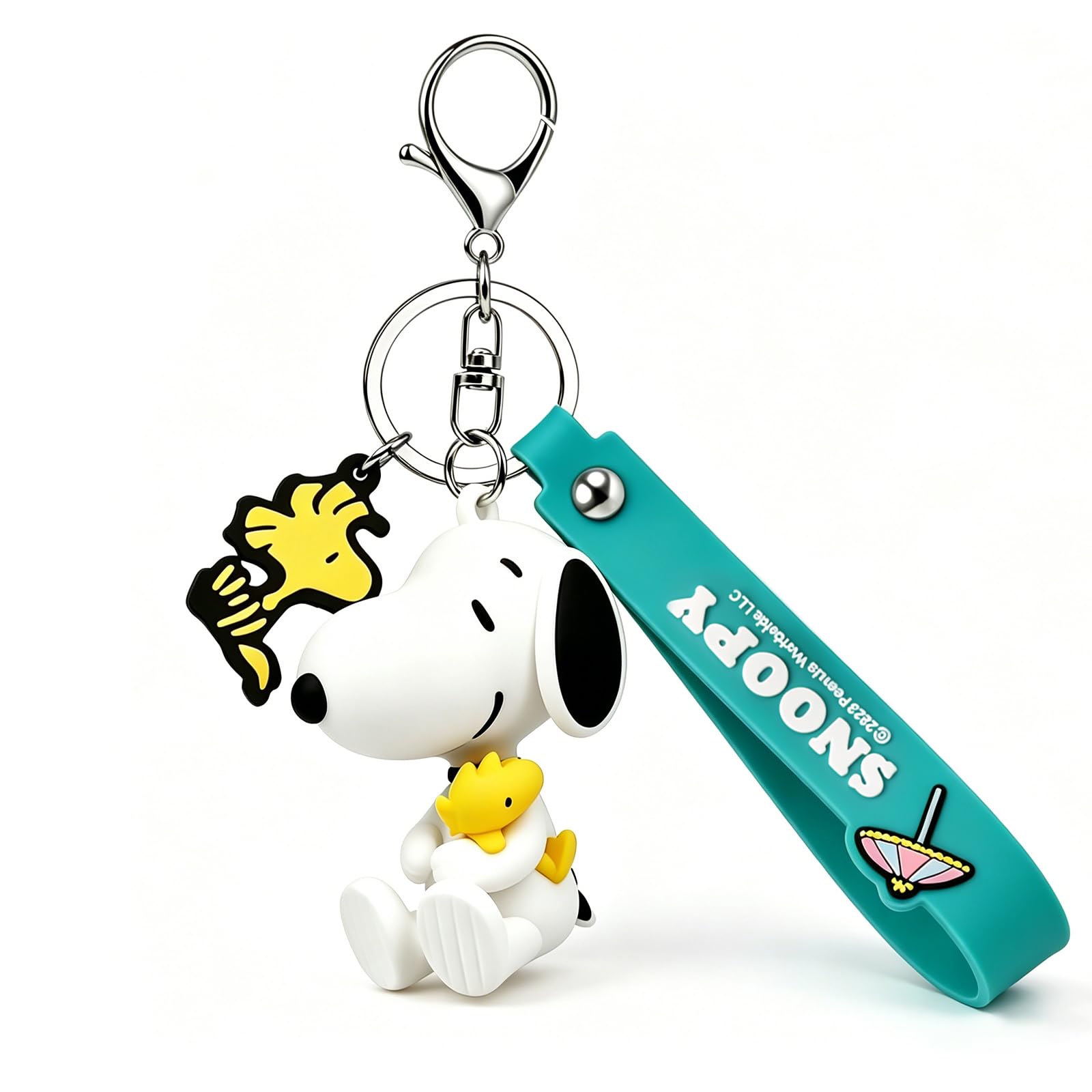 Snoopy Keychain Peanuts Bag Backpack Handbag Charm Collection Cute Key Chain for Car Keys Birthday Gifts