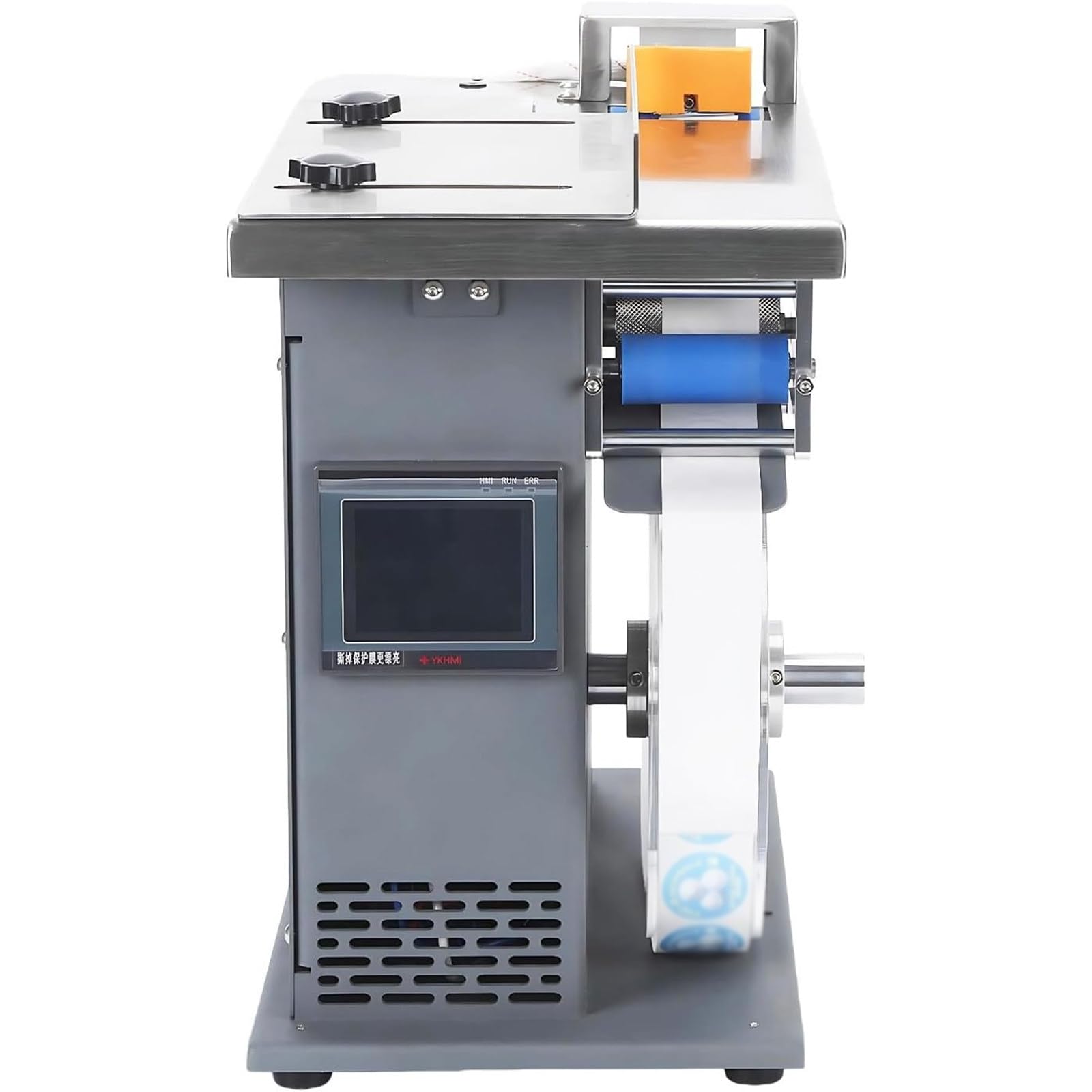 Halbautomatische 90° Etikettiermaschine für Ecketiketten 20to50mm