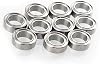 MR85 Series Miniature Bearings Metal Shield 10 Ball Bearings MR85Z MR85RS 675 L-850ZZ 5x8x2.5mm MR85 Series Miniature Bearings
