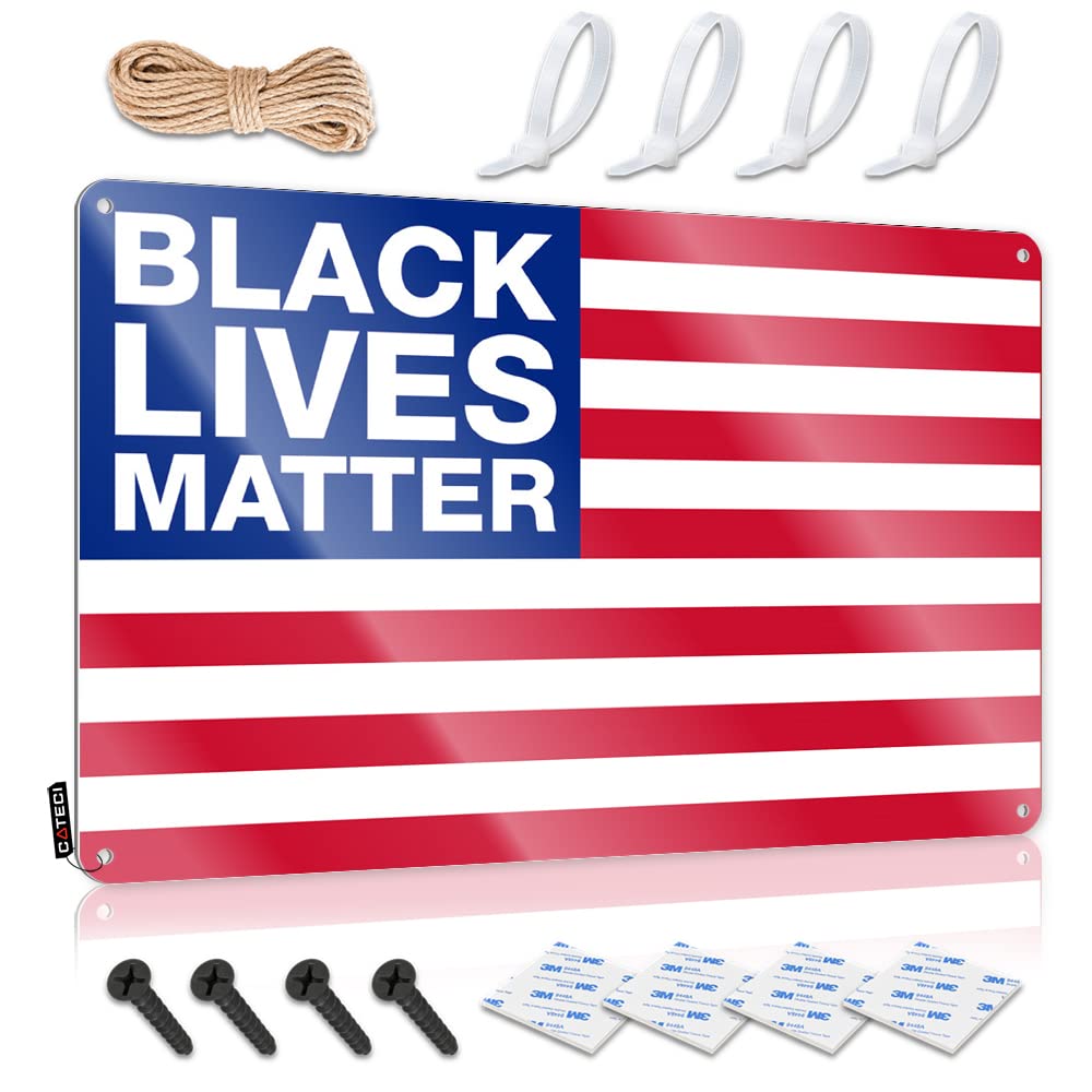 Wall Cover Wall Signs - Black Lives Matter Blm Sweet Metal Wall Art Ready To Hang For Shop(20X30CM)