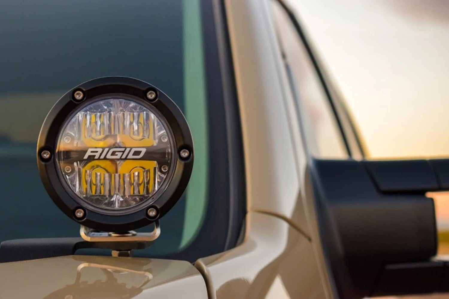 RIGID 46701 A-Pillar Mounts, Fits 2014-2020 Tundra. Compatible with Rigid 360-Series, D-Series, D-SS