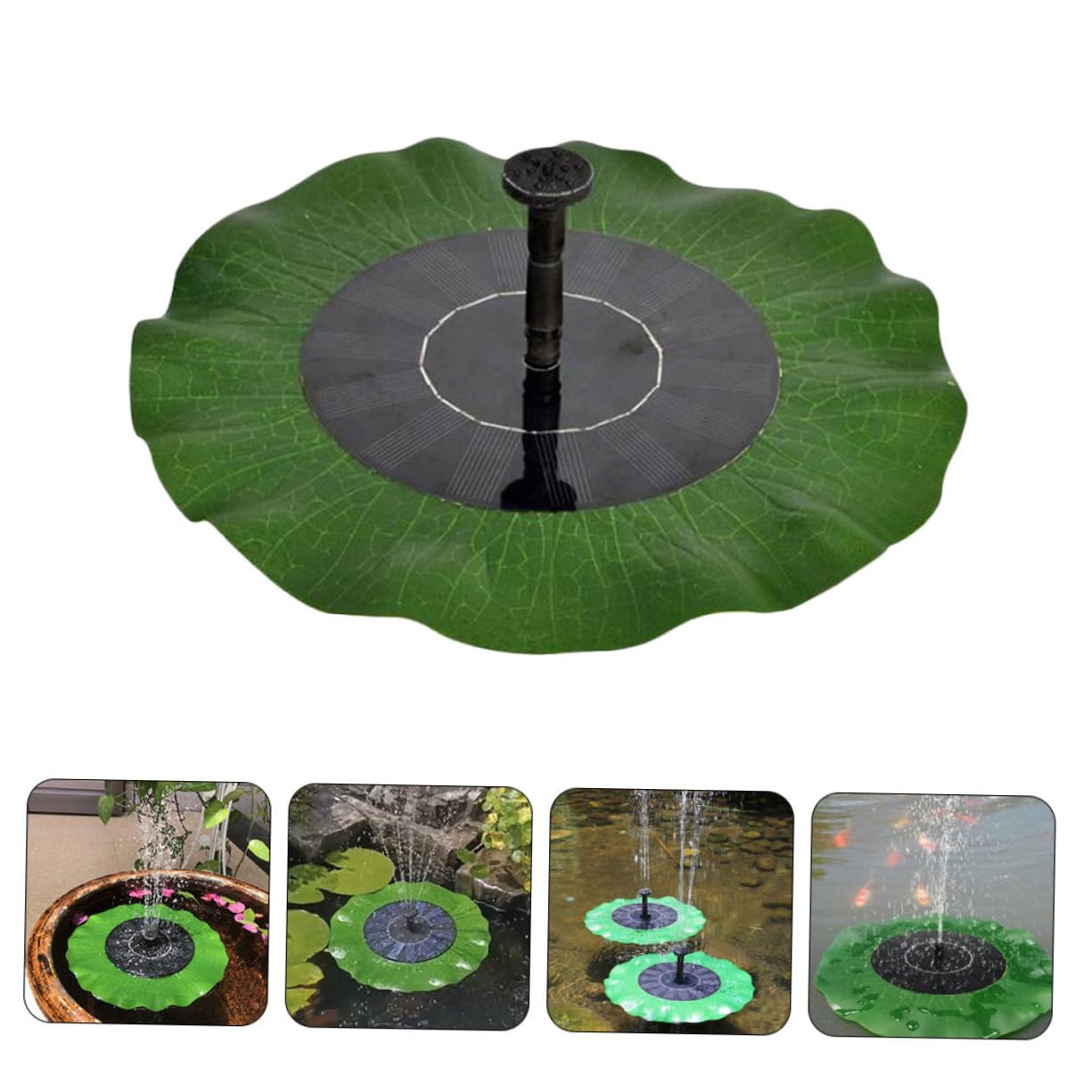 Fuente Solar Flotante 1 Juego Abs Silicio Monocristalino