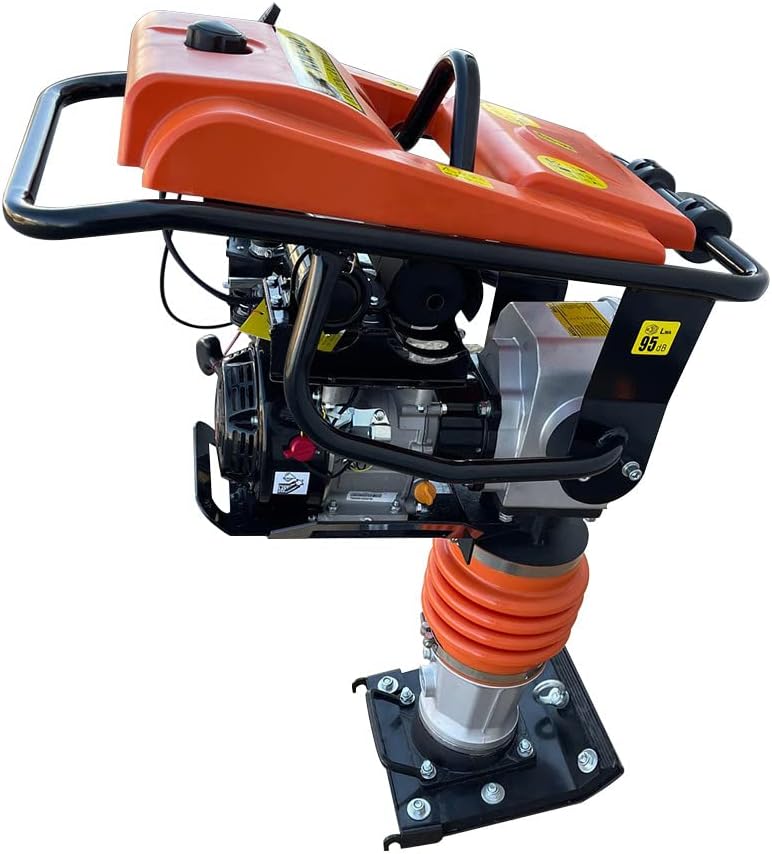 6.5 Hp Impact Jack Rammer Tamper Jumping Jack Compactor Recoil Starter with Wheels