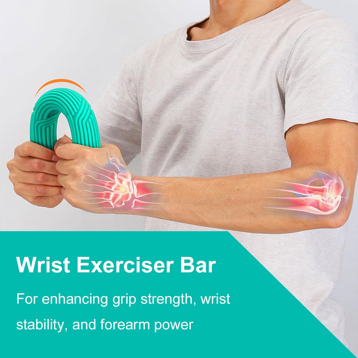 Barre d'exercice flexible – Barre d'entraîneent flexible pour poignet