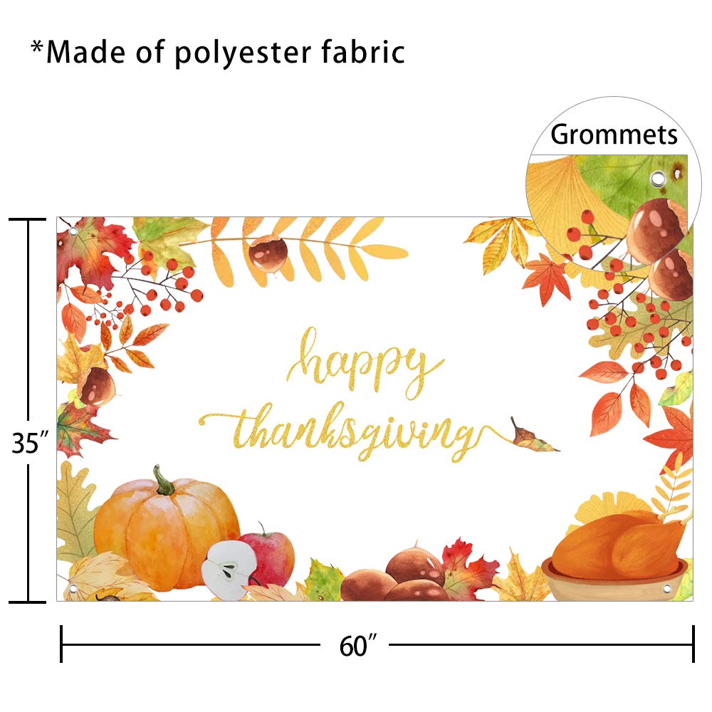 Bannière Happy Thanksgiving Bleu Marine Et Beige Simple Illustration - Venngage Bannière Happy Thanksgiving Bleu Marine Et Beige Simple Illustration - Venngage