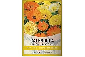 Calendula Seeds Organic: Gardeners Basics Pacific Beauty Mix