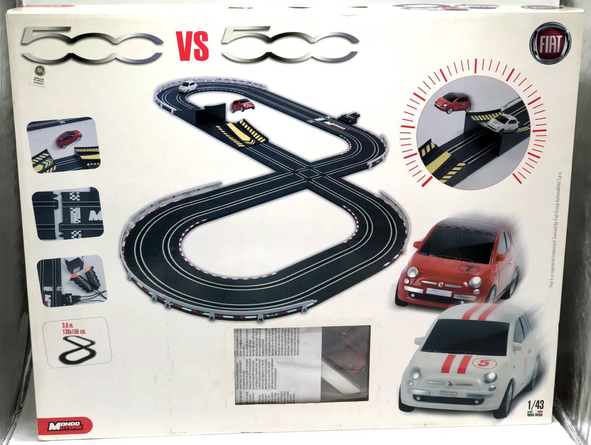 Amazon | モンドモータース 1/43 スロットカー フィアット 500