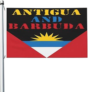 Antigua and Barbuda Flag Flag Double-sided Printed 3x5 FT Garden Yard Flags Greeting Banner Indoor Outdoor Home Decor