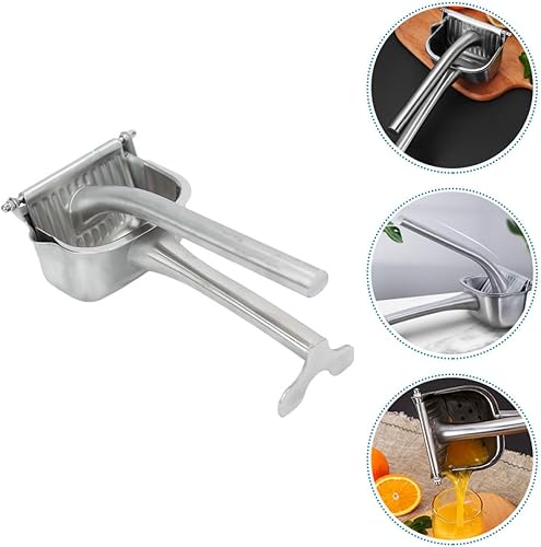 Miniatura 5 de INOOMP Manual Stainless Steel Fruit Juicer Handheld Citrus Squeezer for Lemon Mango Watermelon Juice Maker Non-electric Kitchen Tool for Household
