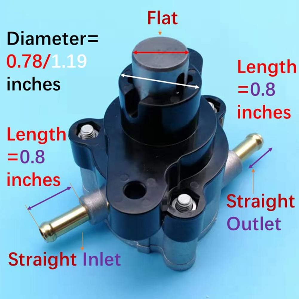Fuel Pump Compatible with Yamaha Mercury Outboard F75 F80 F90 F110 F115 LF115 HP Engine 6D8-24410-00-00 6D8-24410-10-00 68V-24410-00-00 880890T1 880980A02 Flat Top 4 Strokes Z248