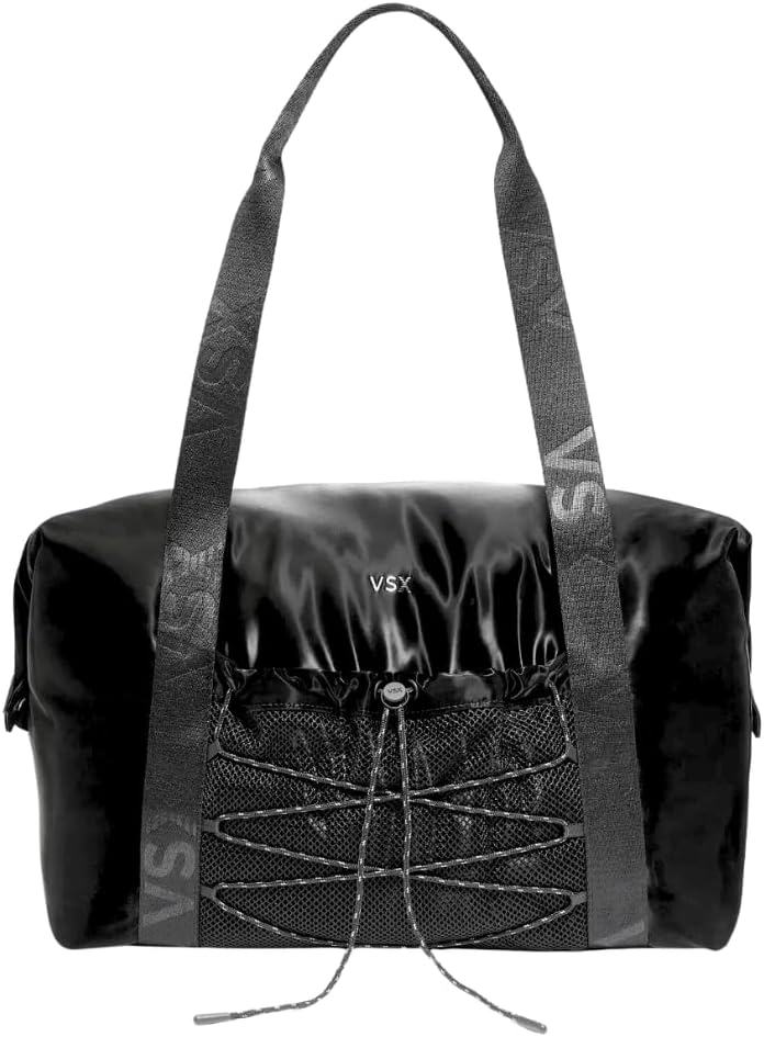 Victoria’s Secret VSX Weekender Duffle Sports Bag – Black Shark – Limited Edition Gym & Travel Bag, One Size