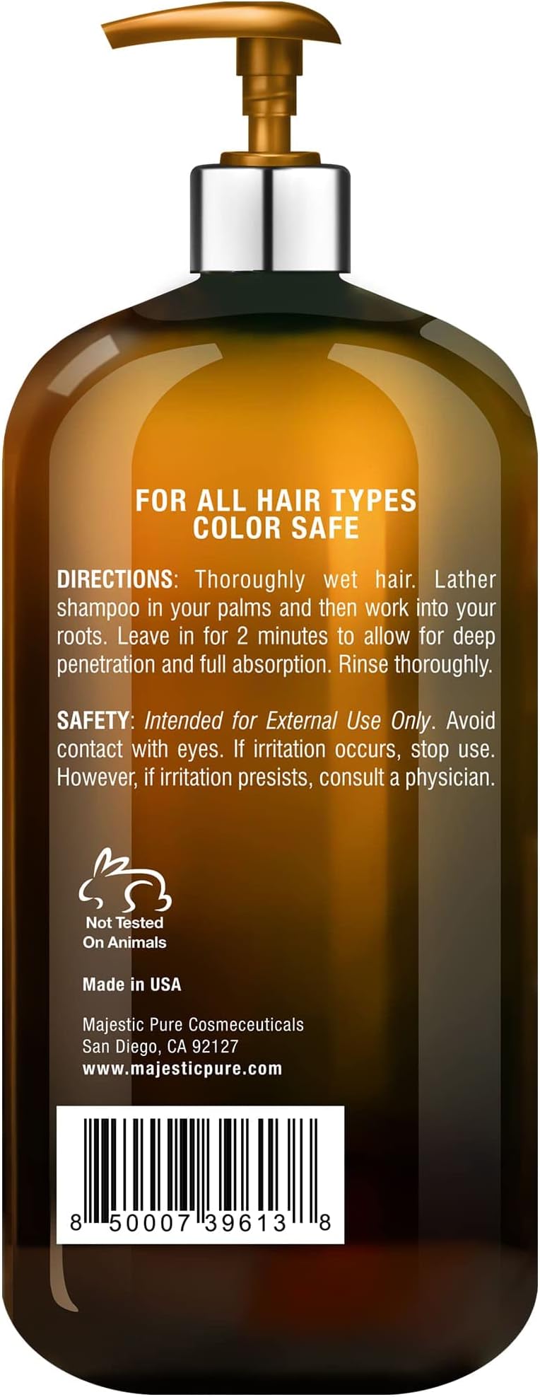 C PURE Apple Cider Vinegar Shampoo - Restores Shine & Reduces Itchy Scalp, Dandruff & Frizz - Sulfate Free, for All Hair Types, Men and Women, 16 fl oz