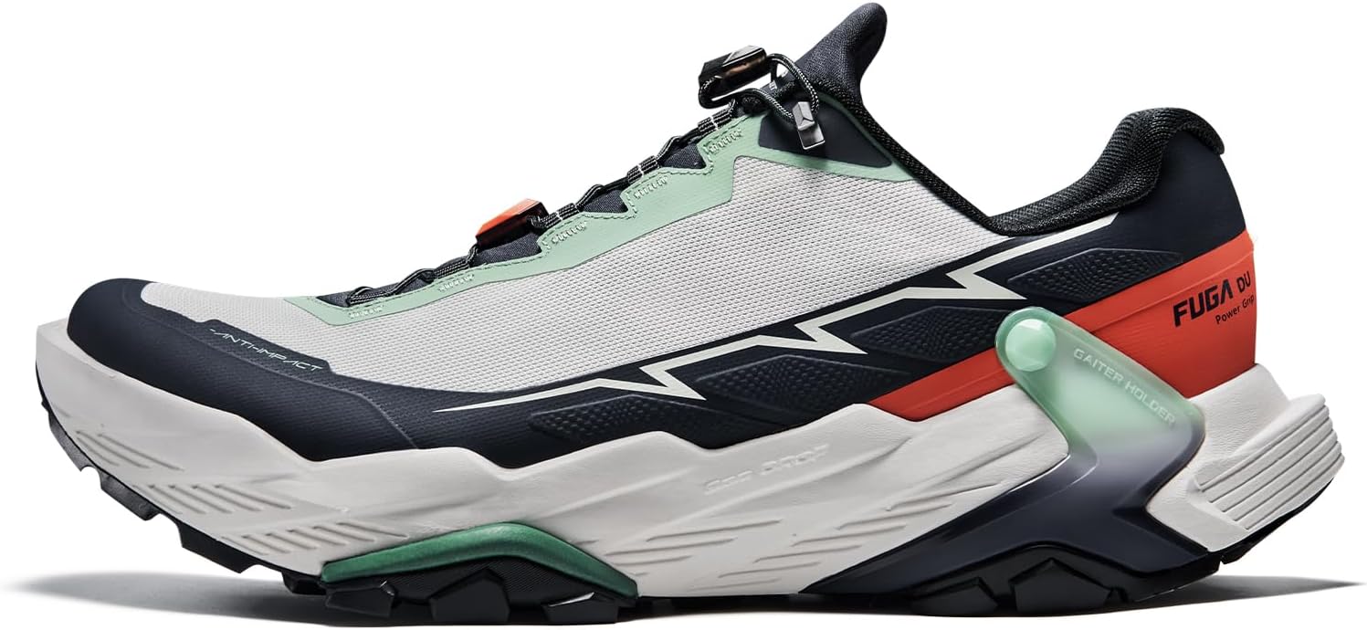 Men's FUGA DU Trail Running Shoes Non-Slip Lightweight Wide Toe Box Shoe Walking Hiking Outdoor Footwear Sport Sneakers