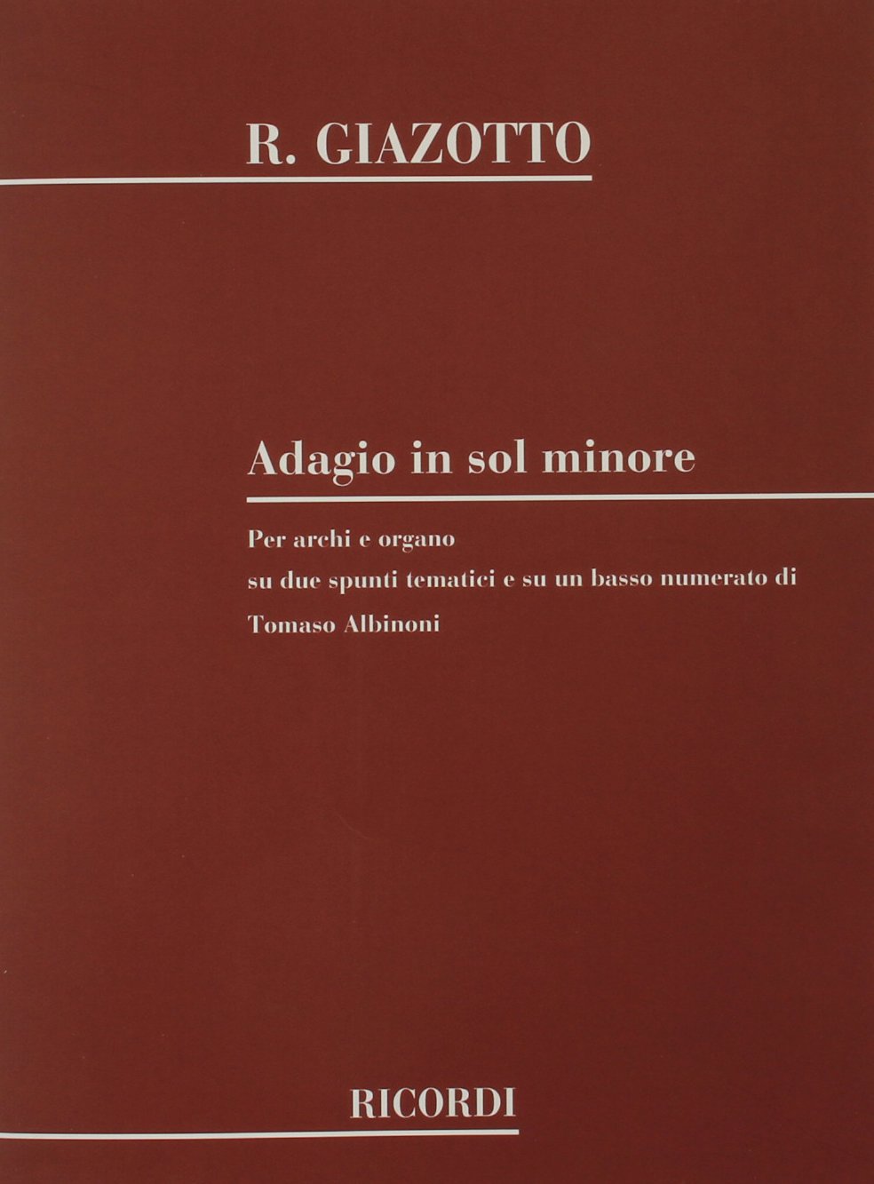Adagio in Sol Minore