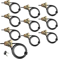 Vista 4 de Master Lock Python Trail Camera cable de seguridad camuflado ajustable, 8418KADCAMO-TMB