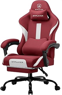 GTPLAYERpro-wr Gaming Chair, Wine Red