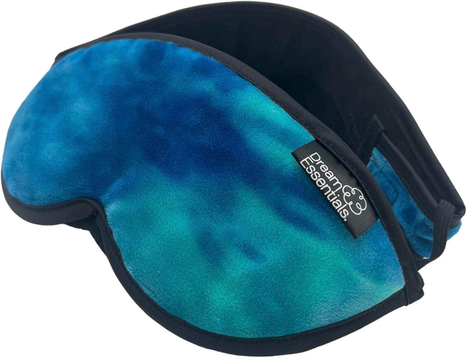 Dream Essentials ユートピアラグジュアリープラッシュスリープマスク 米国で手作り 通気性コットン 調節可能なワイドヘ