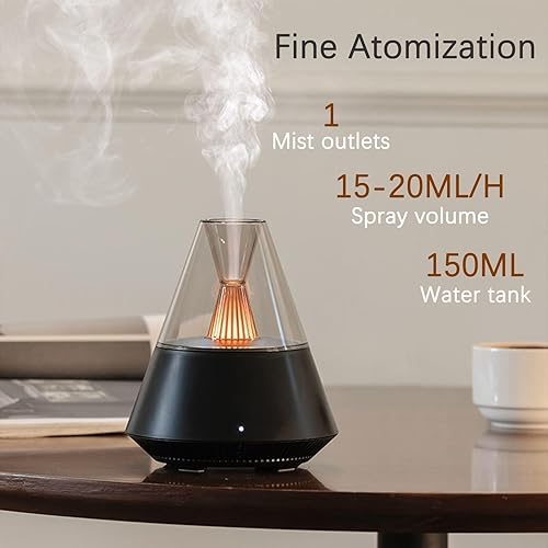 Miniatura 5 de Humidificadores para dormitorio, sala de estar, oficina, humidificación ultrasónica de niebla fría para guardería y plantas, difusor de aceite