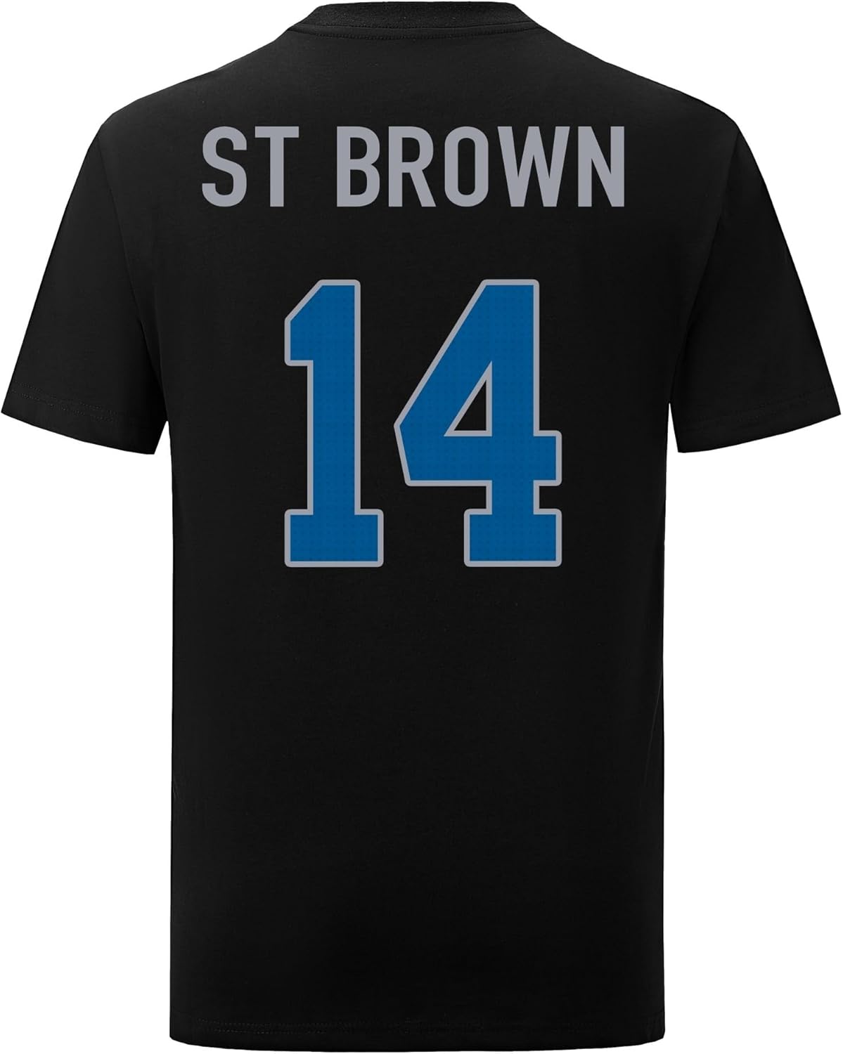 Custom Football T-Shirt No Brand/Logos 100% Cotton for Mens/Womens/Kid