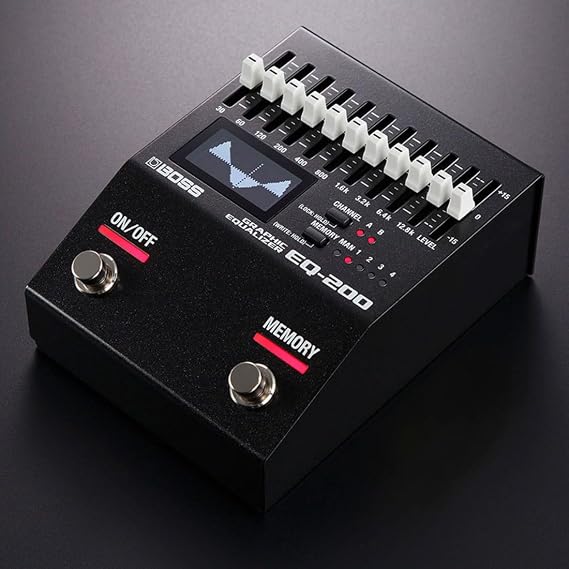 Boss EQ-200 Graphic Equalizer + Keepdrum Jack Cable 3 m