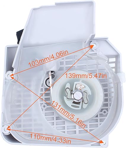Miniatura 2 de Cubierta de volante de arranque de retroceso para motosierras Stihl 021 023 025 Ms210 Ms230 Ms250 1123 080 1802, 1123 080 2104