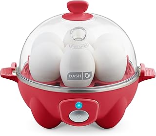 DASH Rapid Egg Cooker: 7 Egg Capacity Electric Egg Cooker for Hard Boiled Eggs, Poached Eggs, Scrambled Eggs, or Omelets.